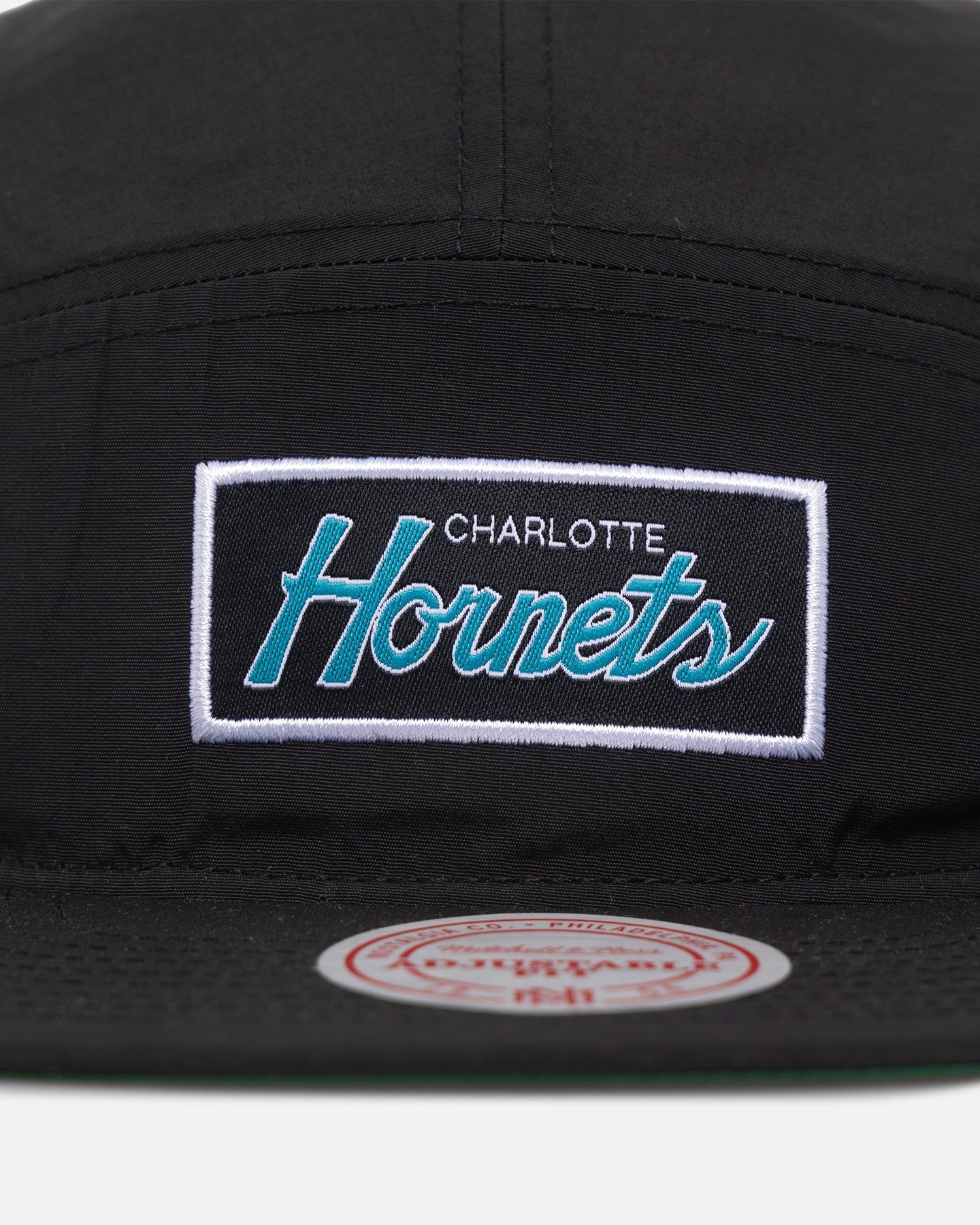 Mitchell & Ness Charlotte Hornets Team Logo Camper Strapback Black sold by Culture Kings product image thumbnail 5