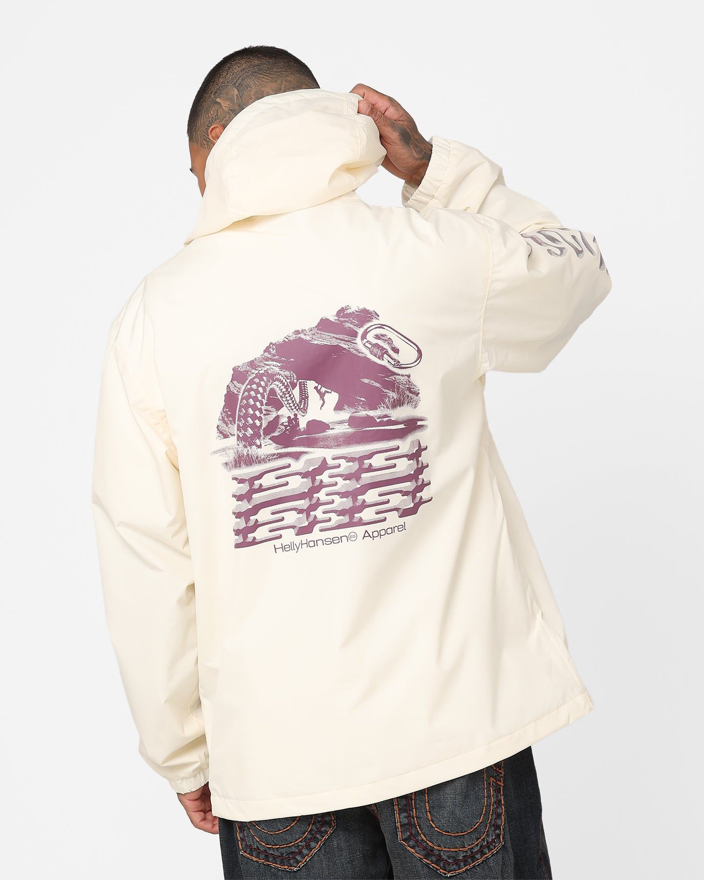 Helly Hansen X Even Suseg Play Oversized Rain Jacket 047 Snow sold by Culture Kings product image thumbnail 2