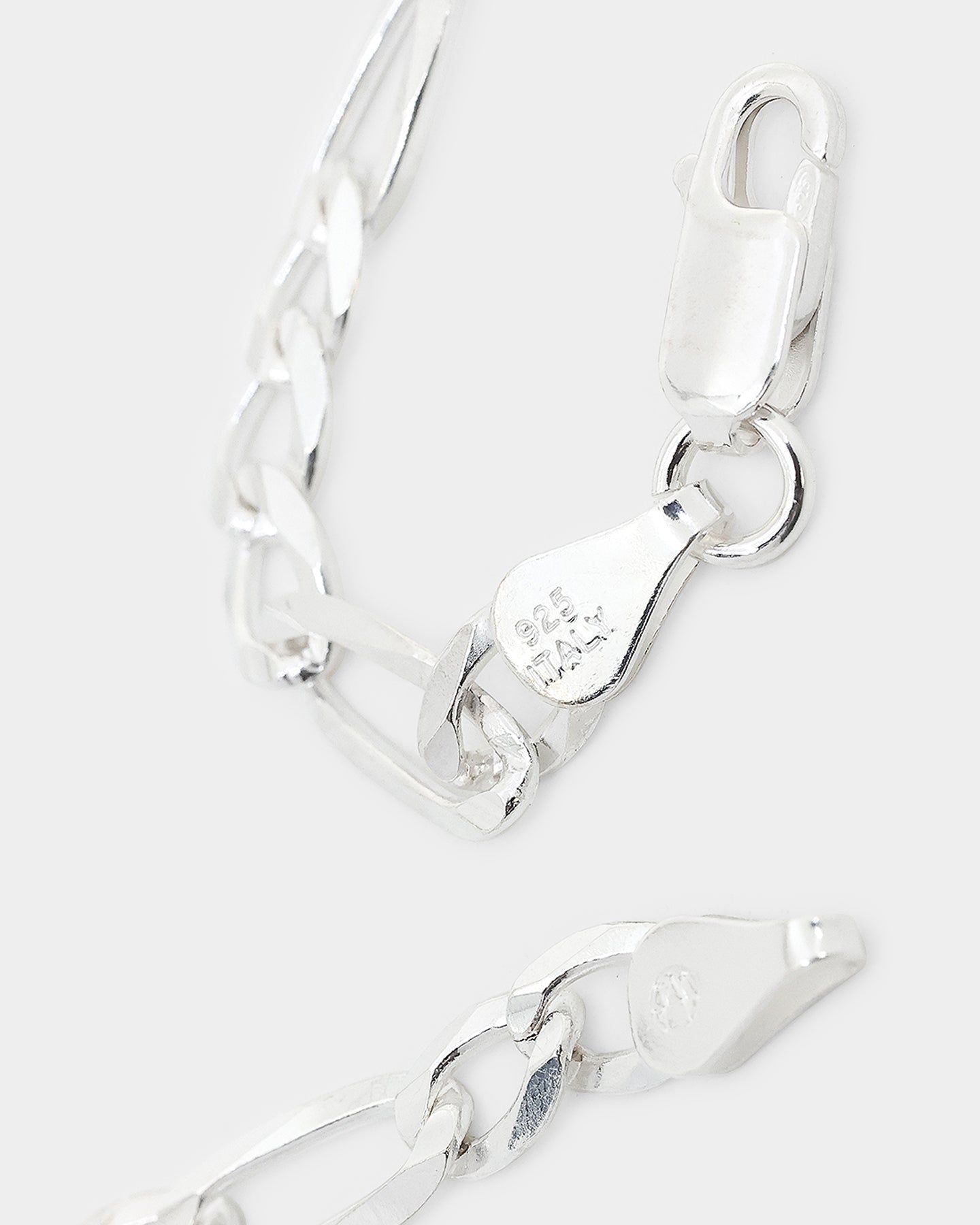 House Of Auric 4.8mm Figaro Chain Sterling Silver sold by Culture Kings product image thumbnail 12