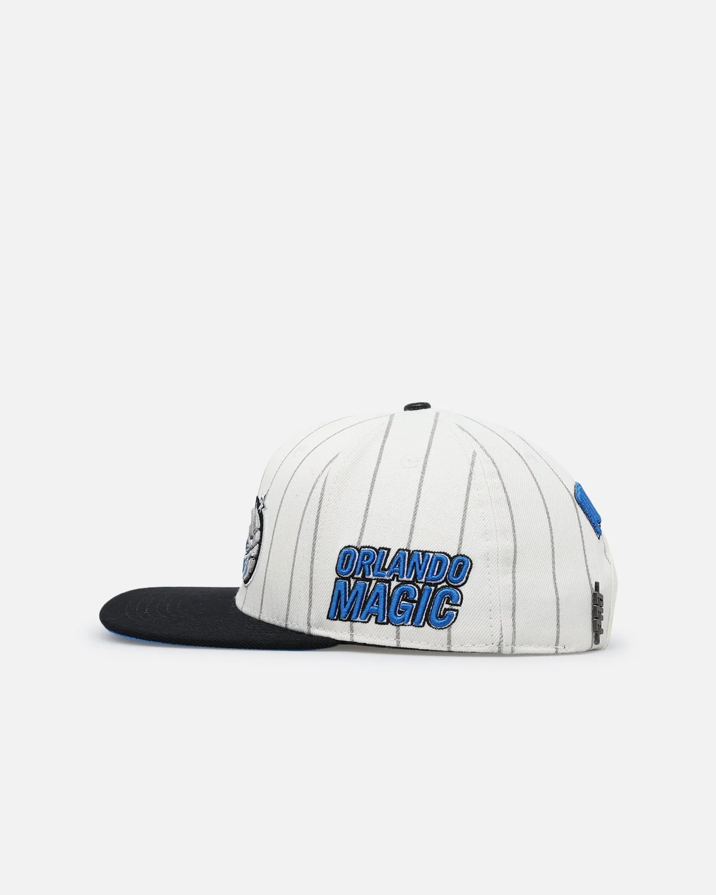 Pro Standard Orlando Magic Pinstripe Wool Snapback Eggshell/Yellow sold by Culture Kings product image thumbnail 4