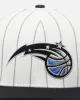 Pro Standard Orlando Magic Pinstripe Wool Snapback Eggshell/Yellow sold by Culture Kings