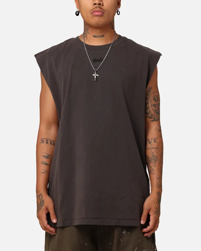 Ksubi Slash Biggie Muscle T-Shirt Faded Black sold by Culture Kings