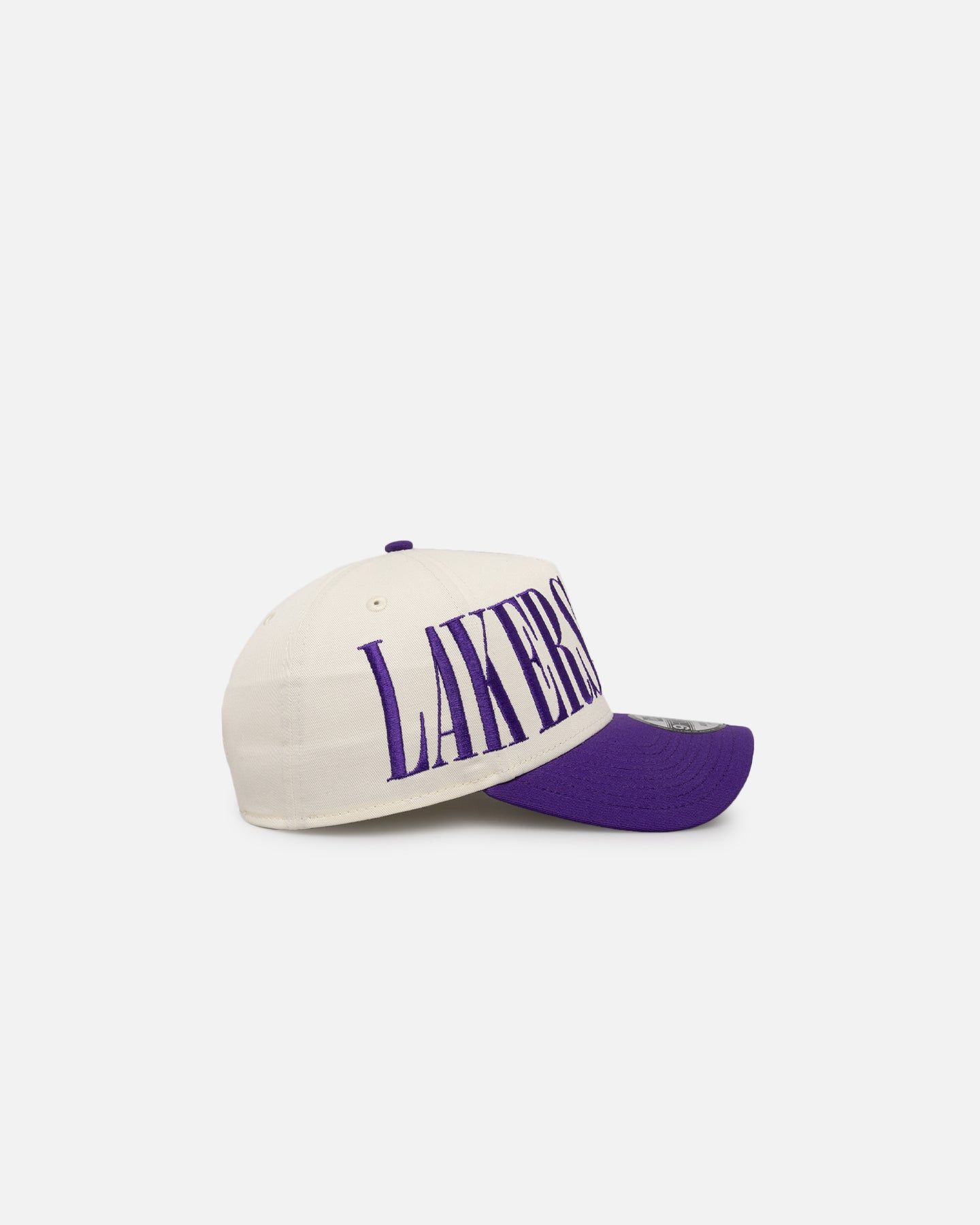 New Era Los Angeles Lakers 'Tall Text' 9FORTY A-Frame Snapback Chrome White/OTC sold by Culture Kings product image thumbnail 3