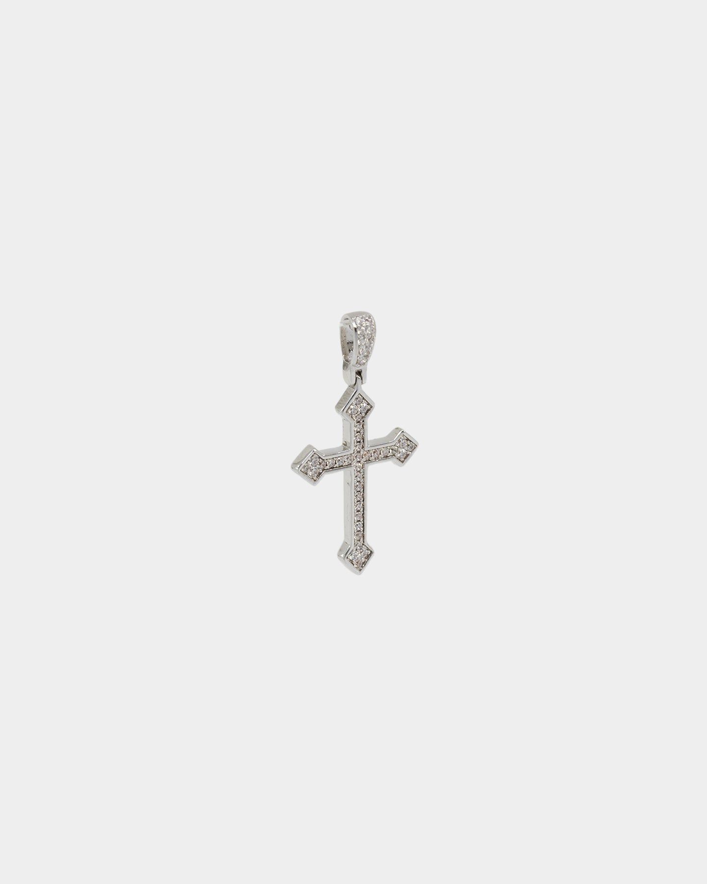 NXS Crusaders Pendant Iced White Gold sold by Culture Kings