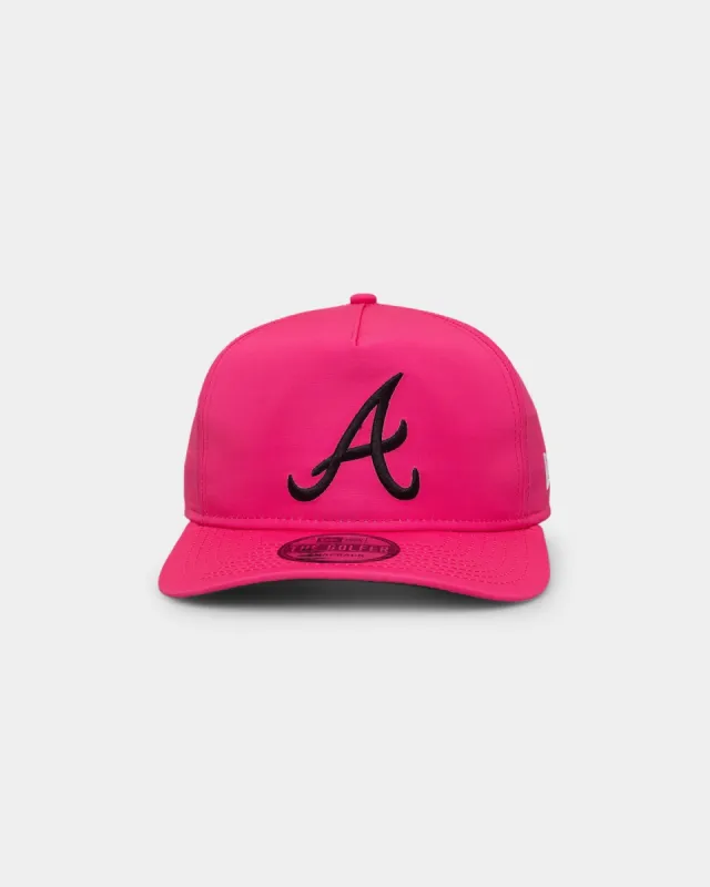 New Era Atlanta Braves 'Citrus Glow' Prolight Golfer Snapback Neon Pink sold by Culture Kings