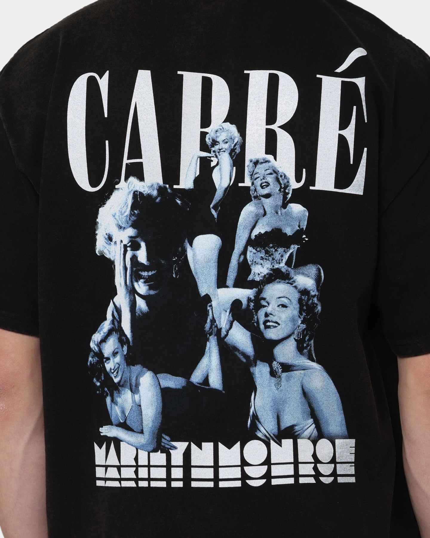 Carré X Marilyn Monroe Collage Vintage T-Shirt Washed Black sold by Culture Kings product image thumbnail 5