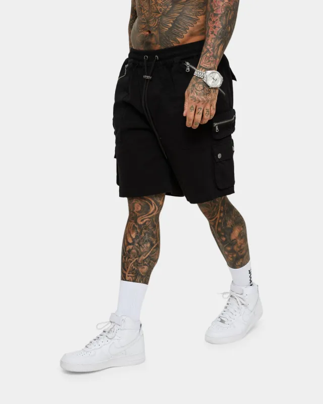Saint Morta Desolation Cargo Shorts Black sold by Culture Kings