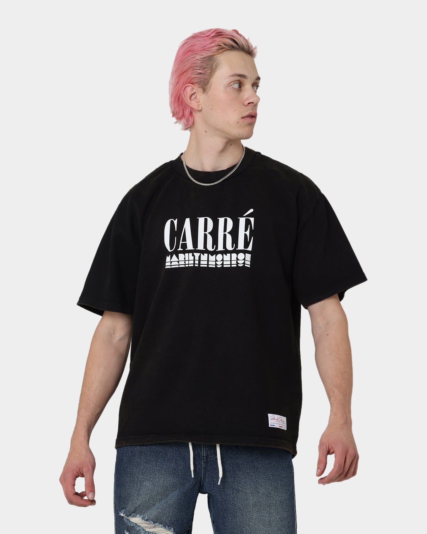 Carré X Marilyn Monroe Collage Vintage T-Shirt Washed Black sold by Culture Kings product image thumbnail 2
