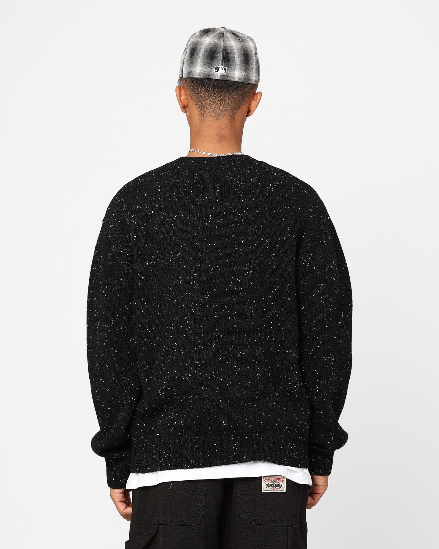 New Era New York Yankees Oversized Knit Sweater Black sold by Culture Kings product image thumbnail 4