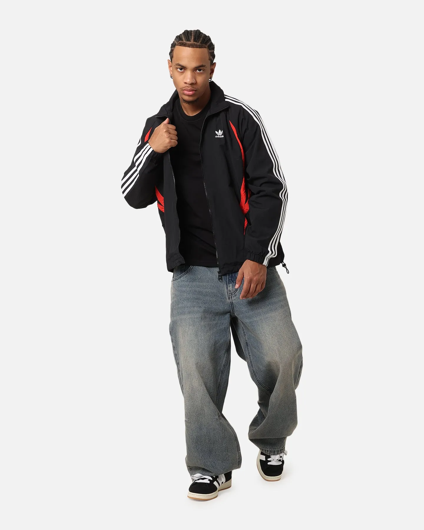 Adidas Archive Track Jacket Black/Better Scarlet sold by Culture Kings product image thumbnail 2