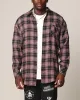 Saint Morta Heron Flannel Shirt Pink/Black sold by Culture Kings