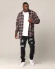 Saint Morta Heron Flannel Shirt Pink/Black sold by Culture Kings