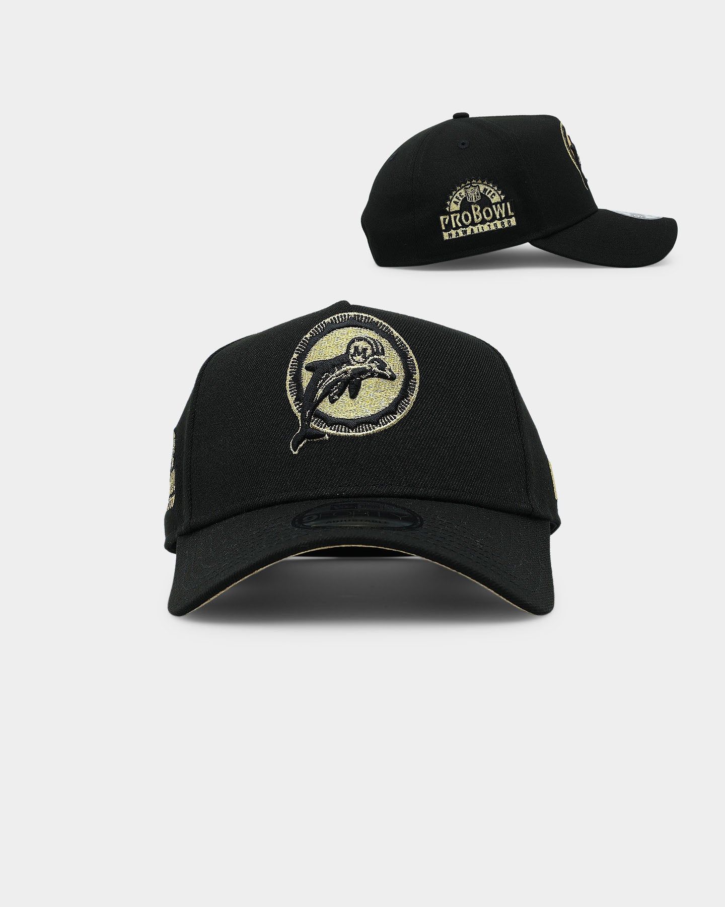 New Era Miami Dolphins 'Gold Links' 9FORTY A-Frame Snapback Black sold by Culture Kings