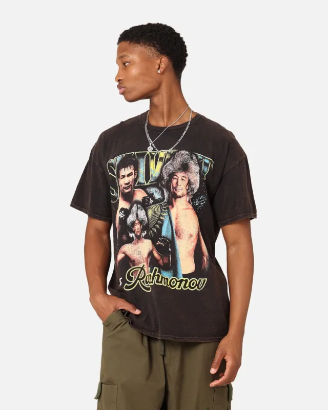 UFC By Goat Crew Shavkat Rakhmonov Vintage T-Shirt Black Wash sold by Culture Kings