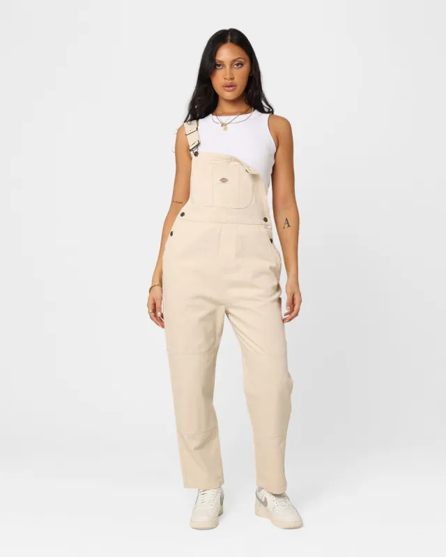 Dickies Women's Whitney Denim Overalls Natural sold by Culture Kings