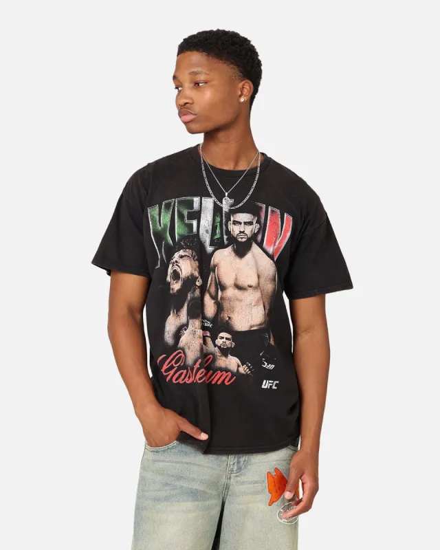 UFC By Goat Crew Kelvin Gastelum Vintage T-Shirt Black Wash sold by Culture Kings