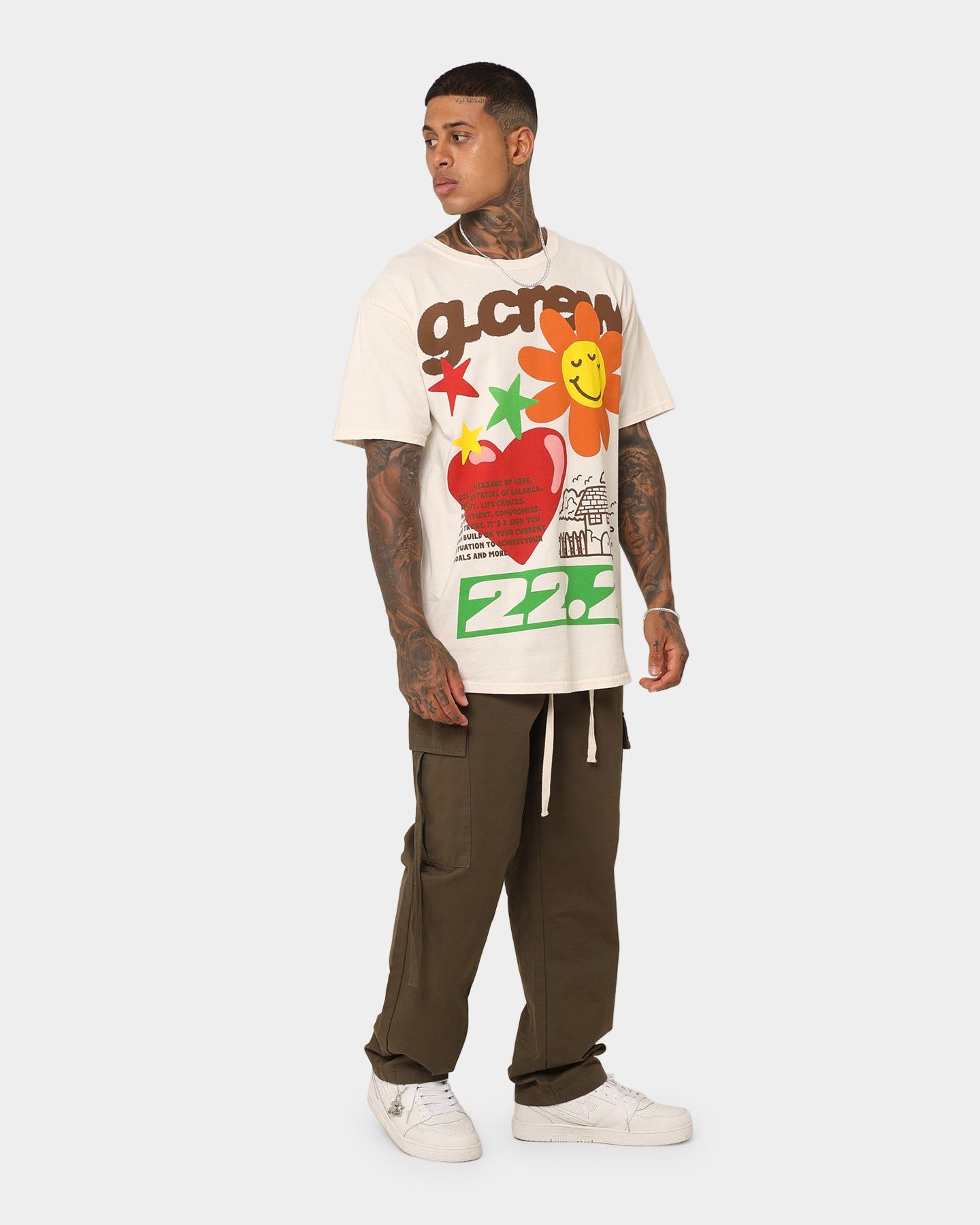 Goat Crew Goat 22.2 T-Shirt Off White sold by Culture Kings product image thumbnail 2