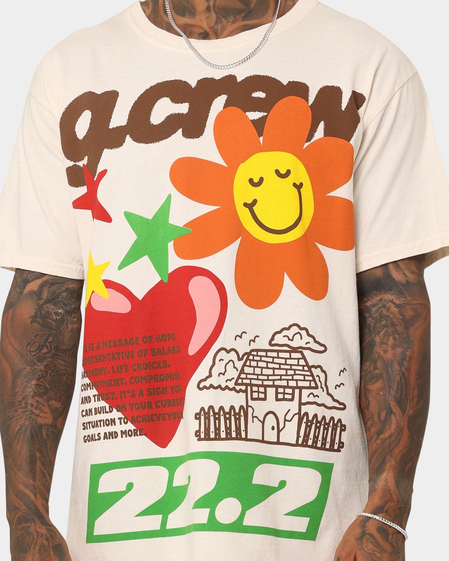 Goat Crew Goat 22.2 T-Shirt Off White sold by Culture Kings product image thumbnail 3