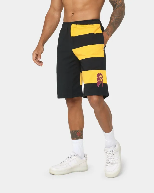 Canterbury Harlequin Striped 9 Shorts Black/Gold sold by Culture Kings