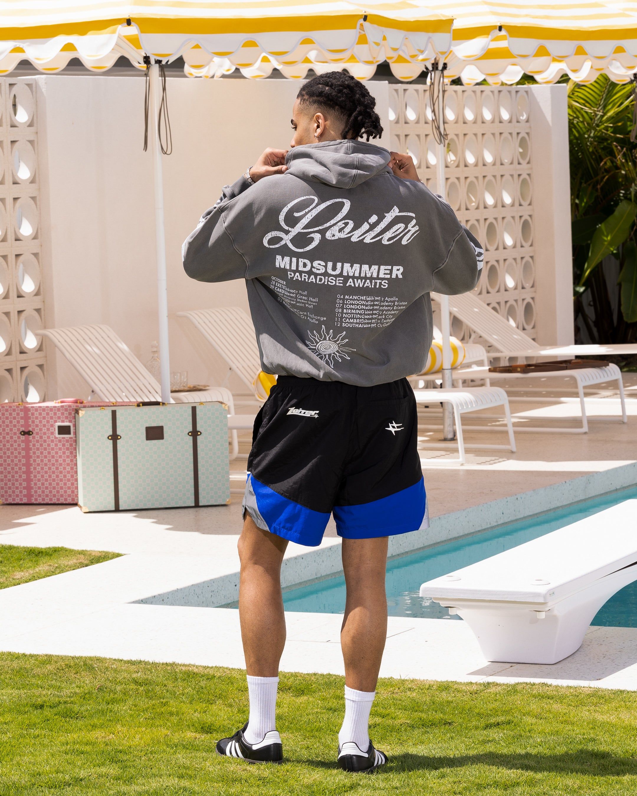 Loiter Midsummer Vintage Hoodie Charcoal sold by Culture Kings product image thumbnail 2