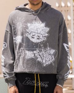 パーカー・フーディ Luxury Street Wear washed vintage ho smoking child unisexual ADULT VINTAGE WASH HOODIE | Live-and-Tell