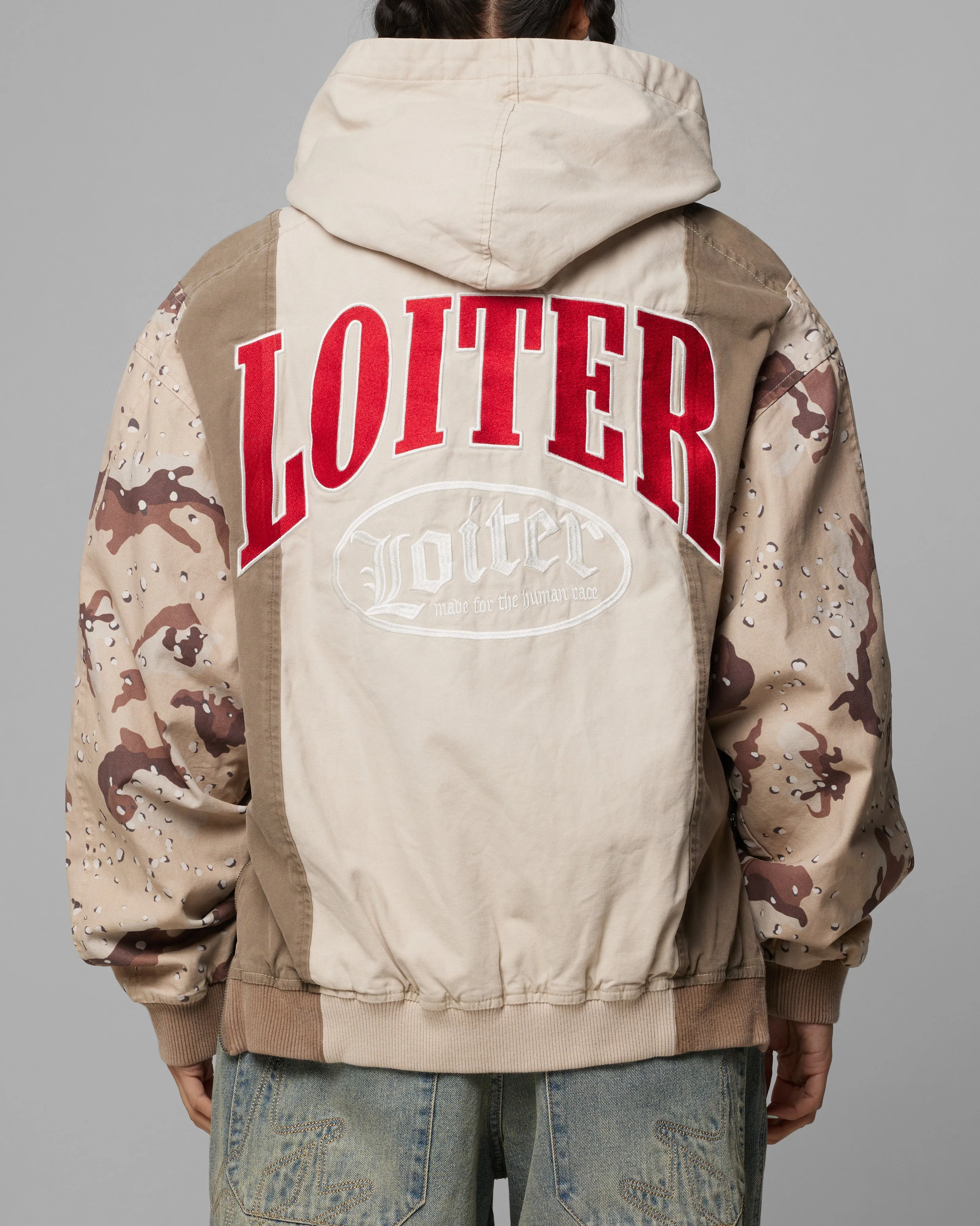 Loiter Splinter Hoodie Desert Camo sold by Culture Kings