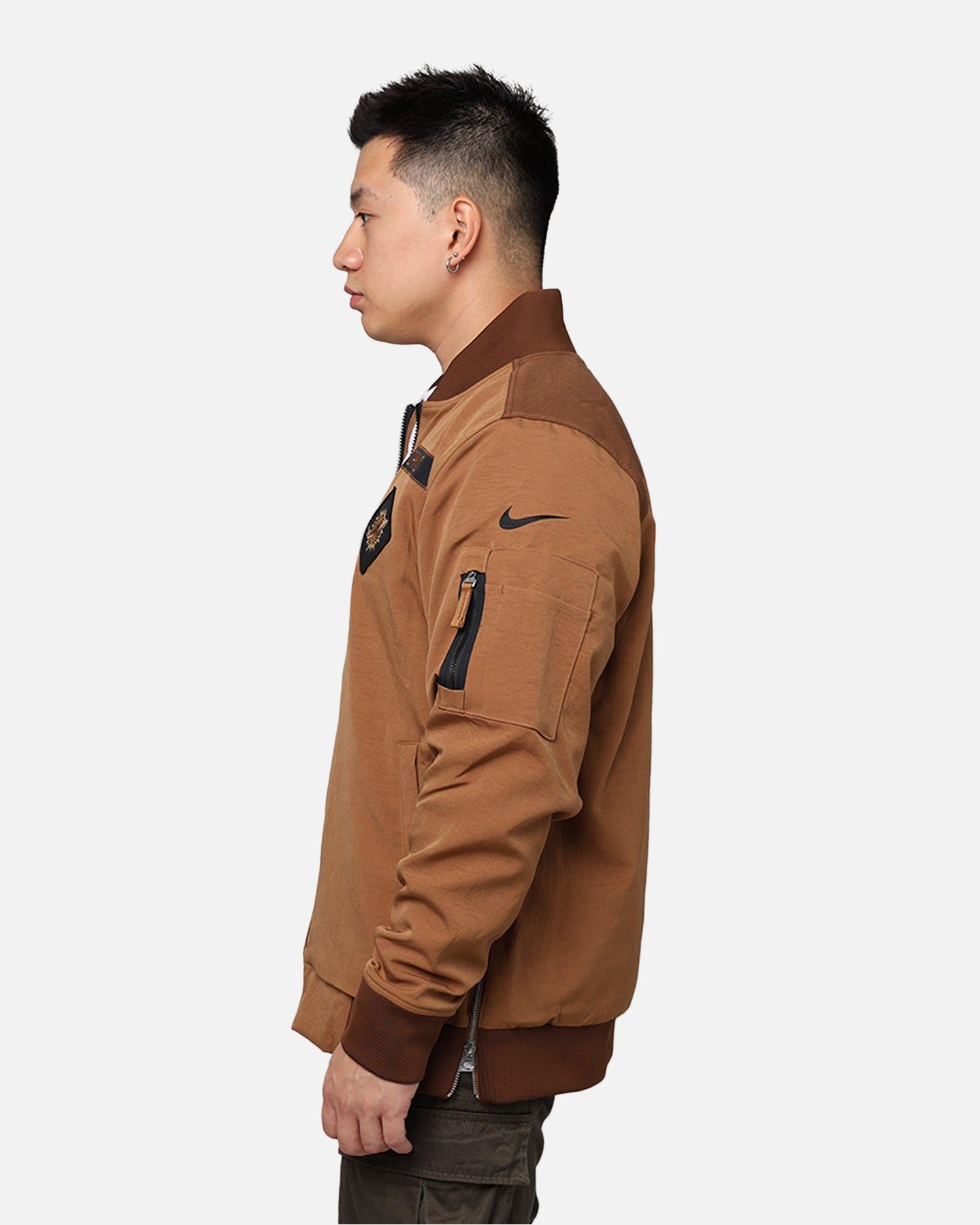 Nike Miami Dolphins 'Salute To Service' Bomber Jacket Ale Brown/Caca sold by Culture Kings product image thumbnail 5
