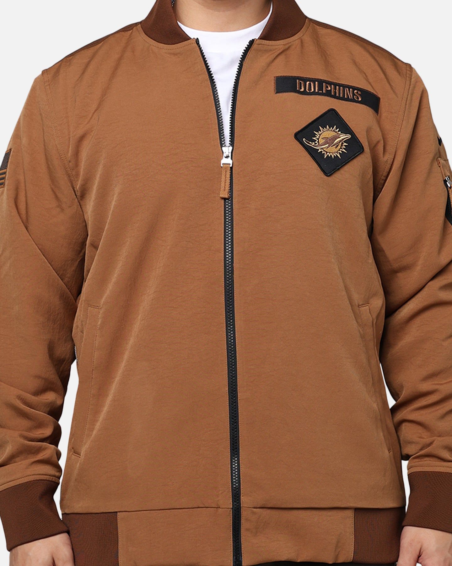 Nike Miami Dolphins 'Salute To Service' Bomber Jacket Ale Brown/Caca sold by Culture Kings product image thumbnail 2