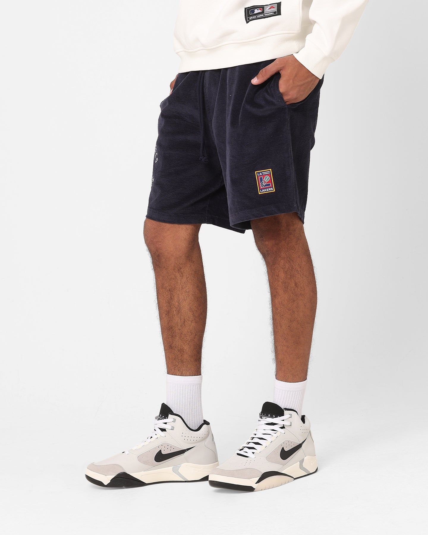Mitchell & Ness Los Angeles Lakers Comet Shorts Midnight Navy sold by Culture Kings product image thumbnail 5