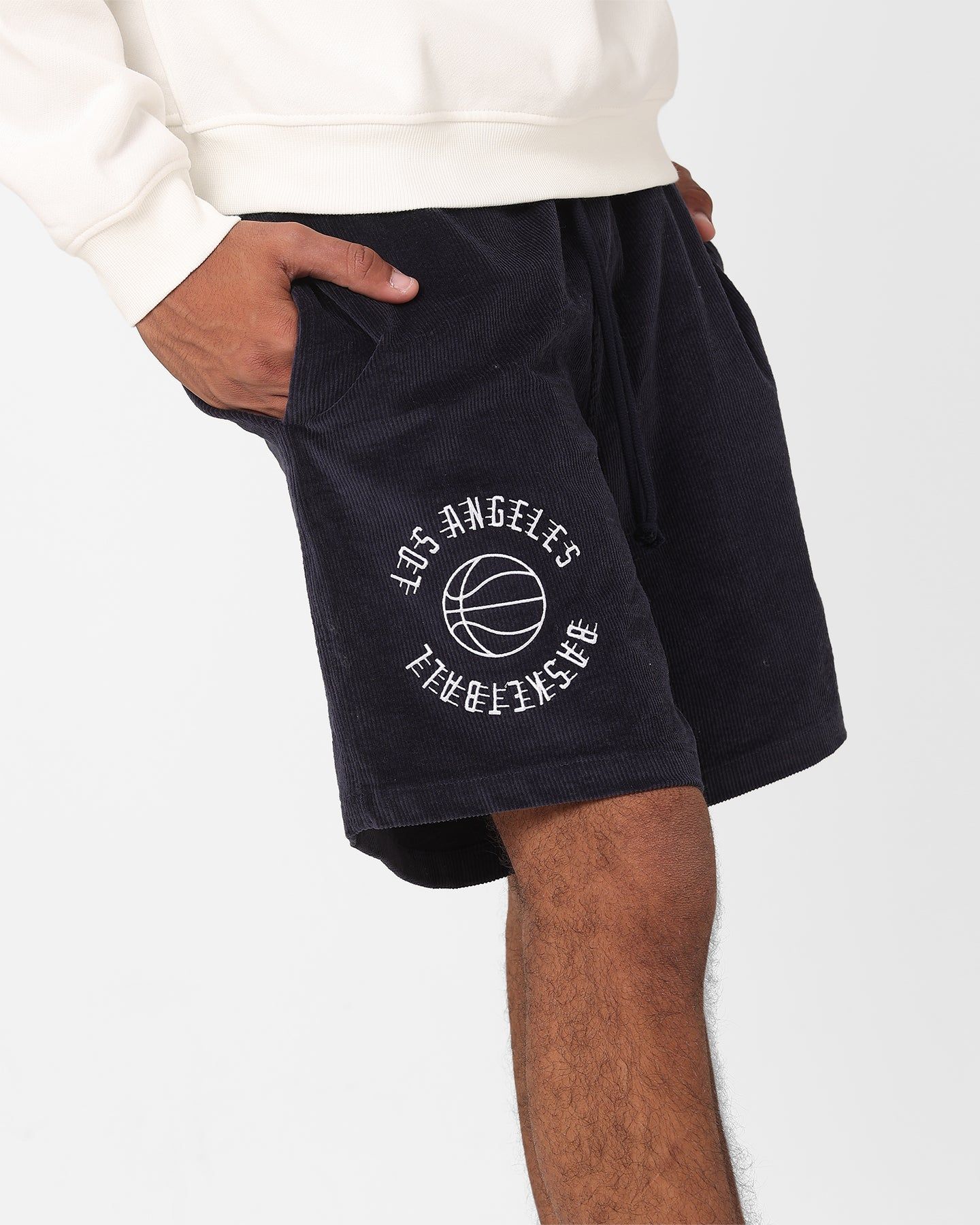 Mitchell & Ness Los Angeles Lakers Comet Shorts Midnight Navy sold by Culture Kings product image thumbnail 4