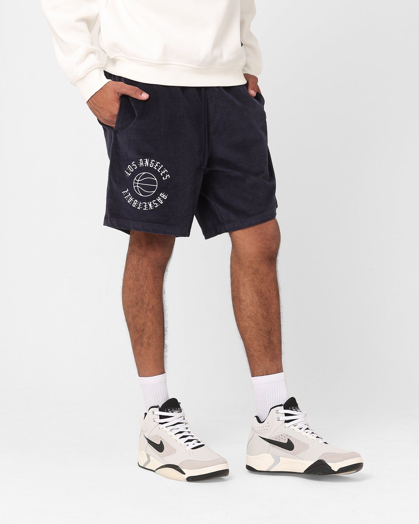 Mitchell & Ness Los Angeles Lakers Comet Shorts Midnight Navy sold by Culture Kings product image thumbnail 3
