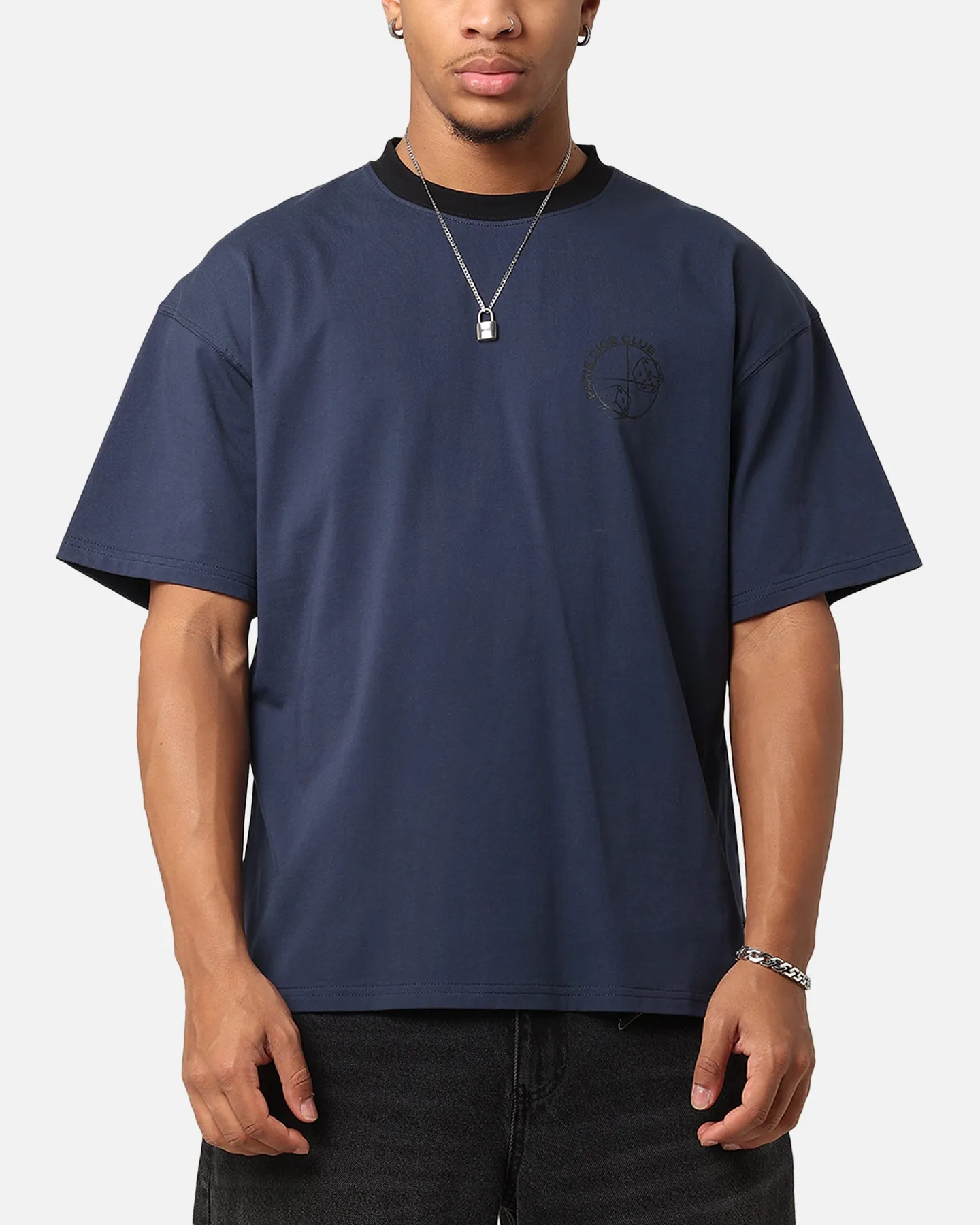 Carre Shootout Oversized Ringer T-Shirt Navy sold by Culture Kings product image thumbnail 2