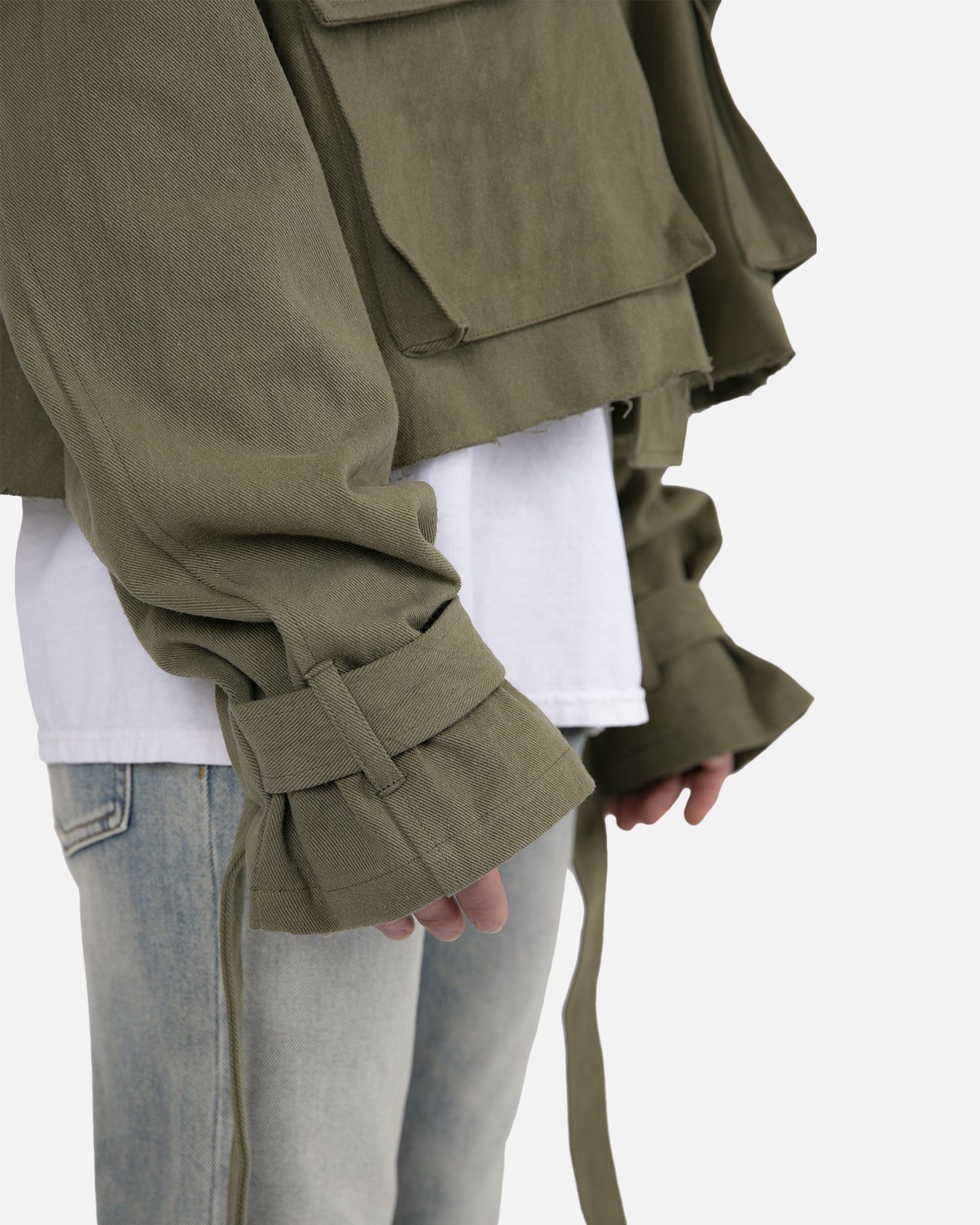 MNML Cropped M65 Jacket Olive sold by Culture Kings product image thumbnail 5