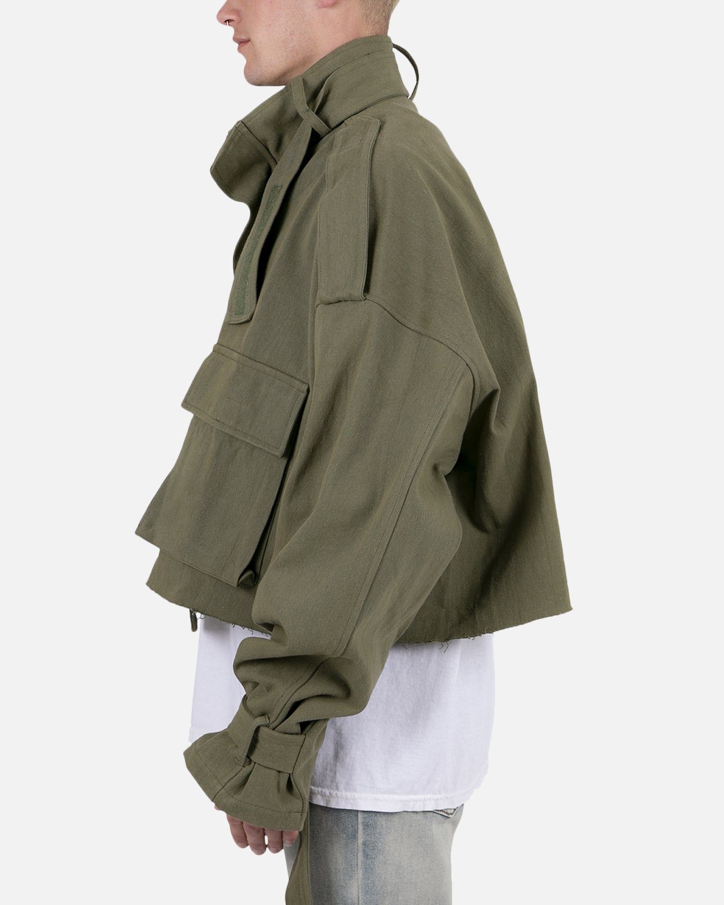 MNML Cropped M65 Jacket Olive sold by Culture Kings product image thumbnail 3
