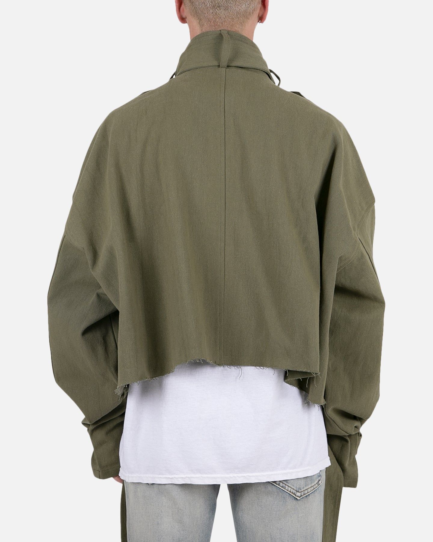 MNML Cropped M65 Jacket Olive sold by Culture Kings product image thumbnail 4