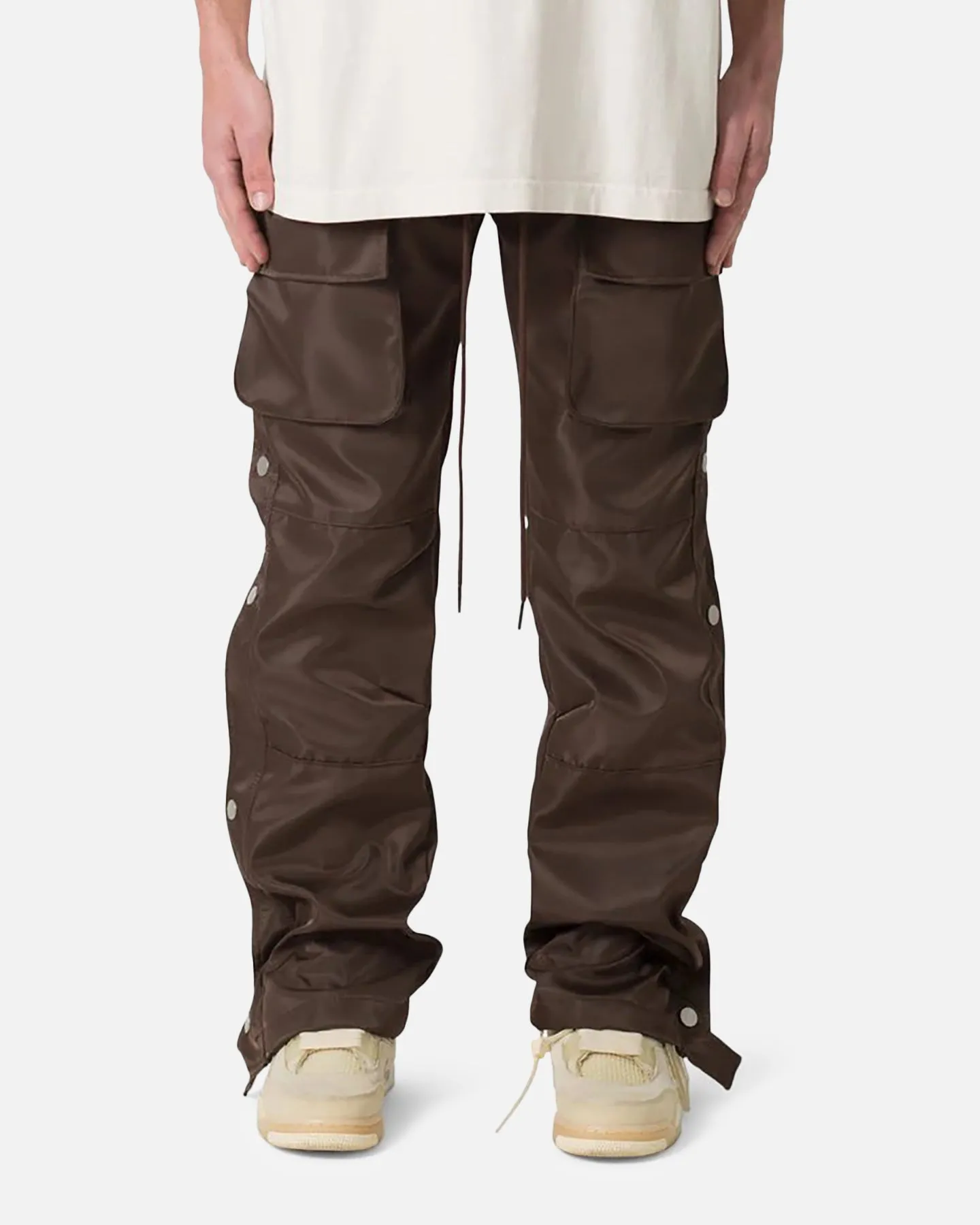 MNML Snap Front Cargo Pants Brown sold by Culture Kings