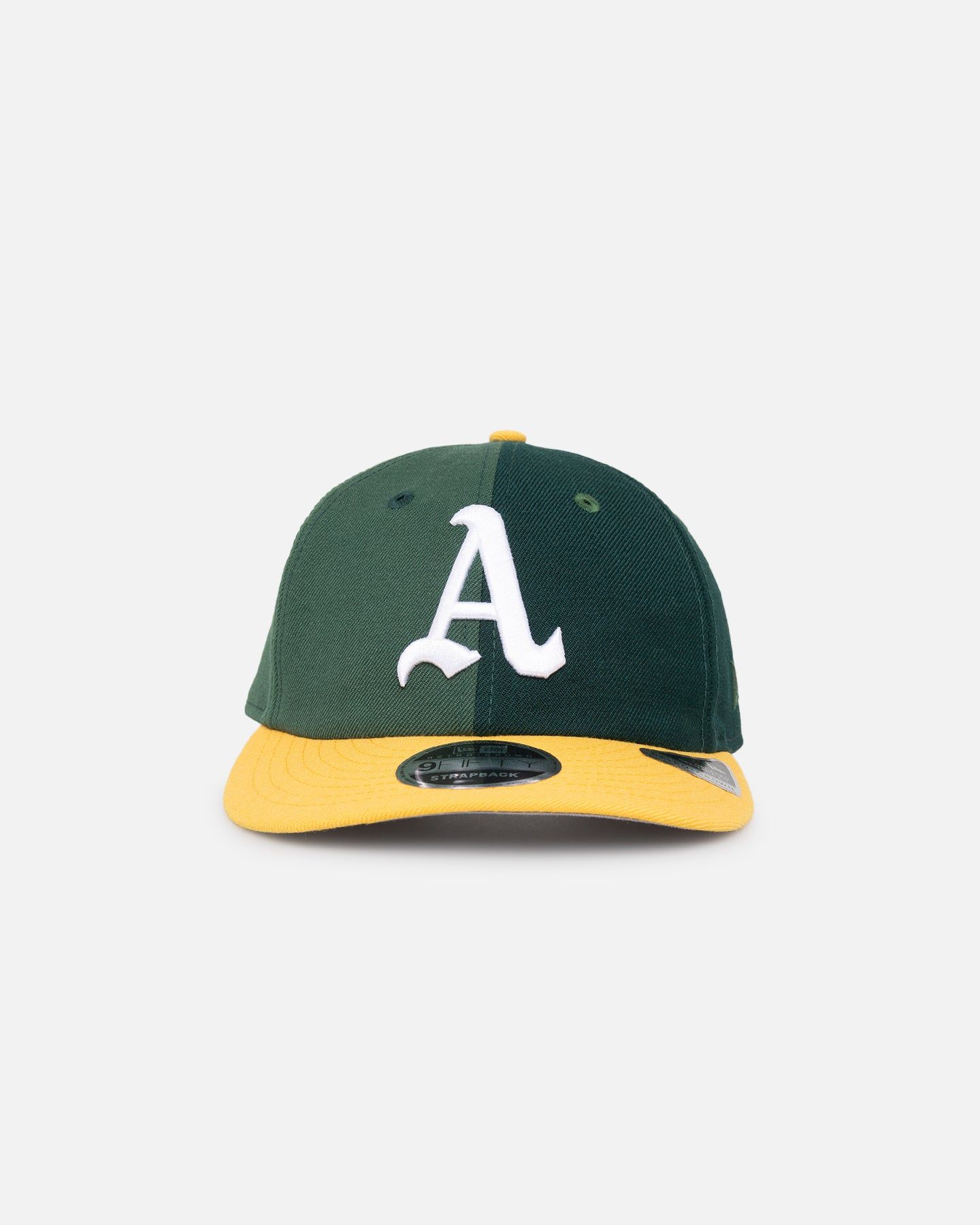 New Era Oakland Athletics 'Woollen Shades' 9FIFTY High Crown Strapback OTC sold by Culture Kings