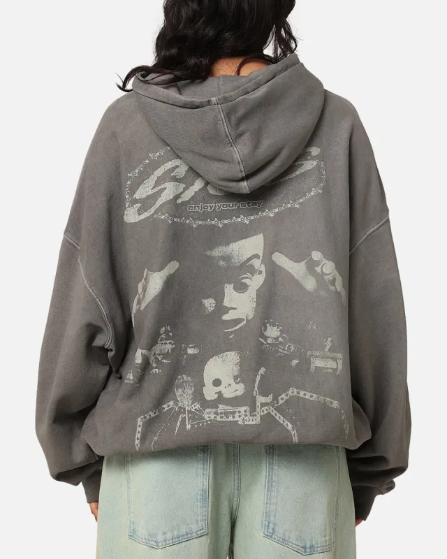 Vintage American Thrift Disney Pixar Sid Premium Hoodie Washed Charcoal made by Culture Kings