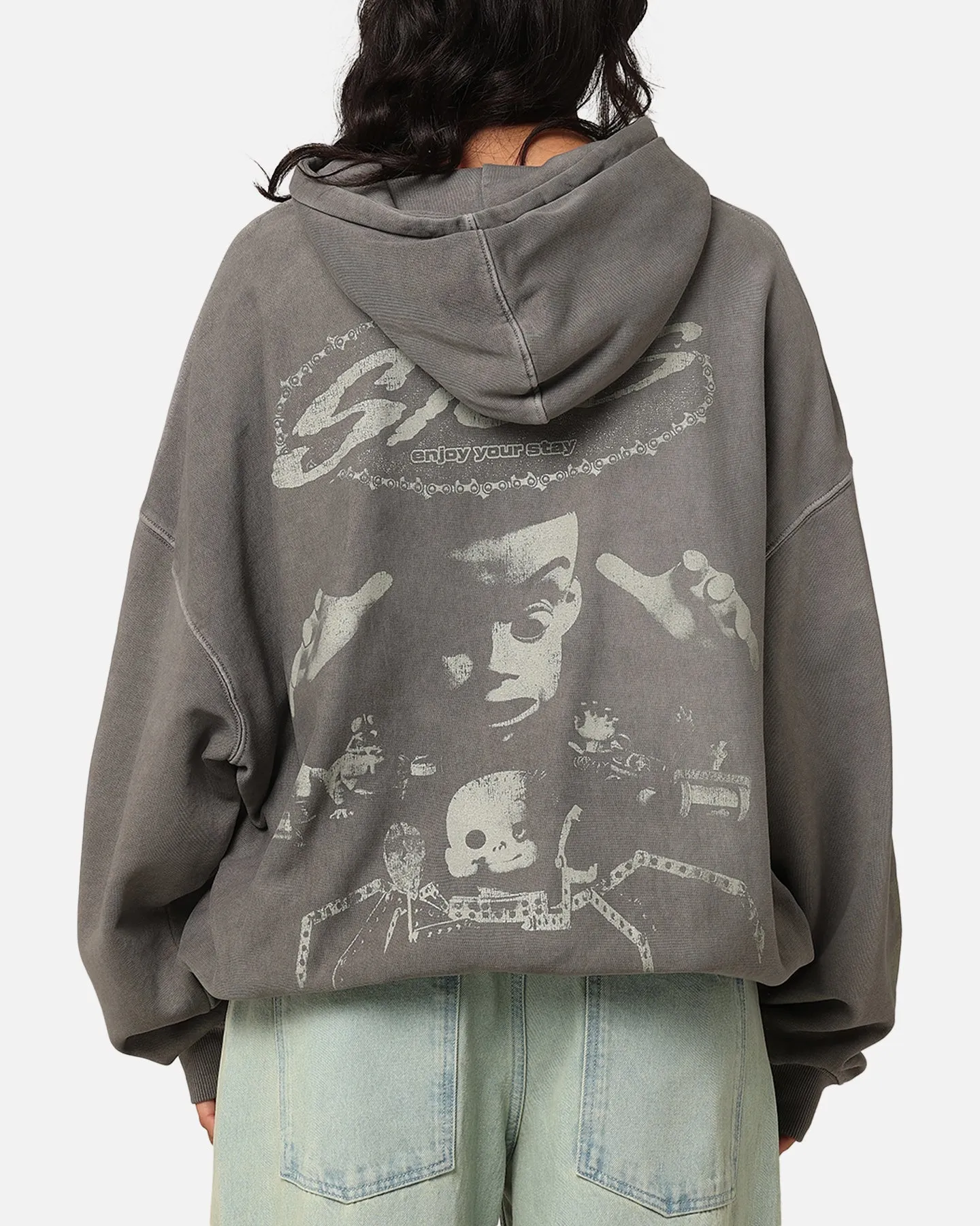 Vintage American Thrift Disney Pixar Sid Premium Hoodie Washed Charcoal sold by Culture Kings