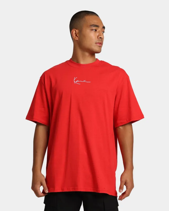Karl Kani Small Signature T-Shirt Red sold by Culture Kings