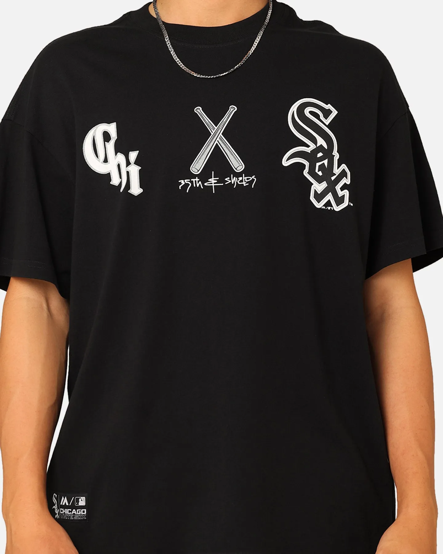 Majestic Athletic Chicago White Sox City Graphic T-Shirt Faded Black sold by Culture Kings product image thumbnail 4