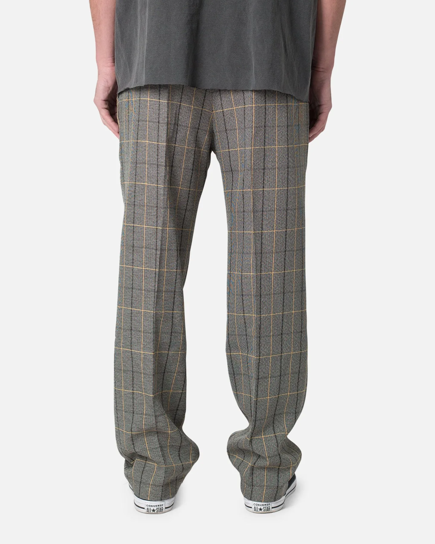 MNML Pleated Plaid Trousers Light Brown/Cream sold by Culture Kings product image thumbnail 4