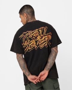 Goat Crew X UFC Kevin Holland Trailblazer Vintage T-Shirt Black Wash sold by Culture Kings