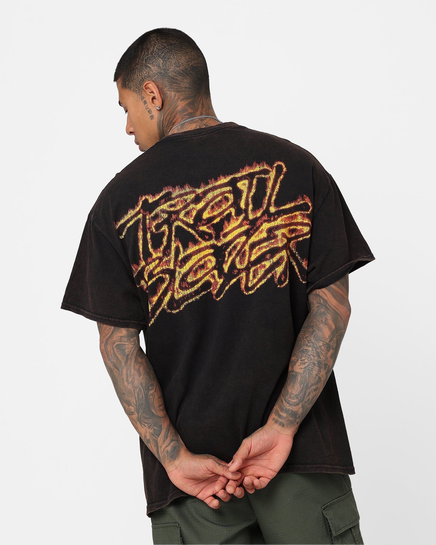 Goat Crew X UFC Kevin Holland Trailblazer Vintage T-Shirt Black Wash sold by Culture Kings product image thumbnail 2