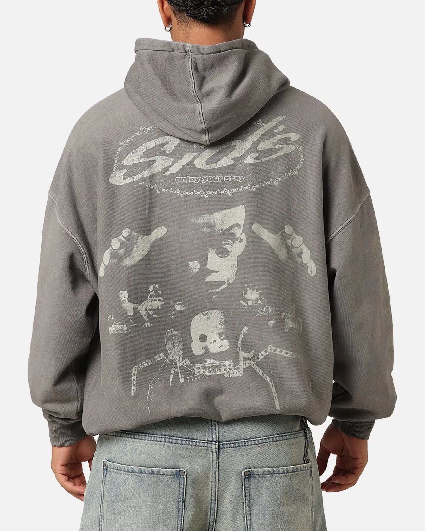 Vintage American Thrift Disney Pixar Sid Premium Hoodie Washed Charcoal sold by Culture Kings