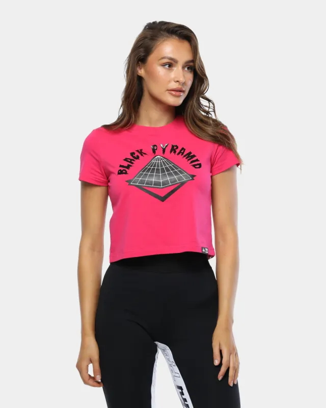 Black Pyramid Women's Drip Logo Crop Tee Pink sold by Culture Kings