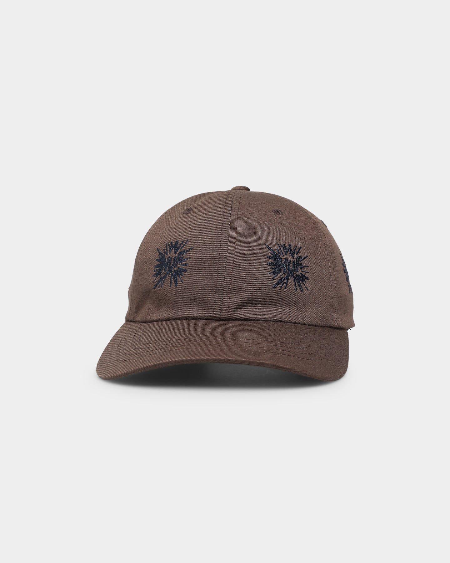 HUF Multi Hit 6-Panel Curved Visor Strapback Brown sold by Culture Kings