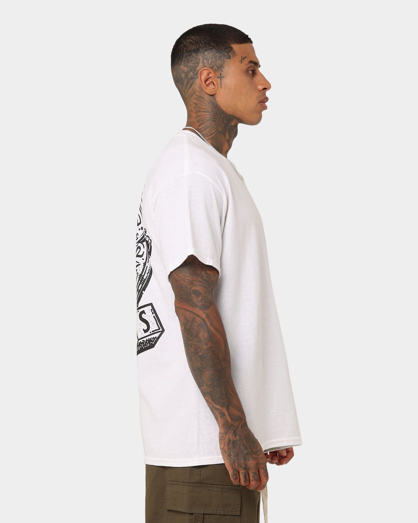 Rats Get Fat X Dungeons And Dragons Chaotic Evil T-Shirt White sold by Culture Kings product image thumbnail 6