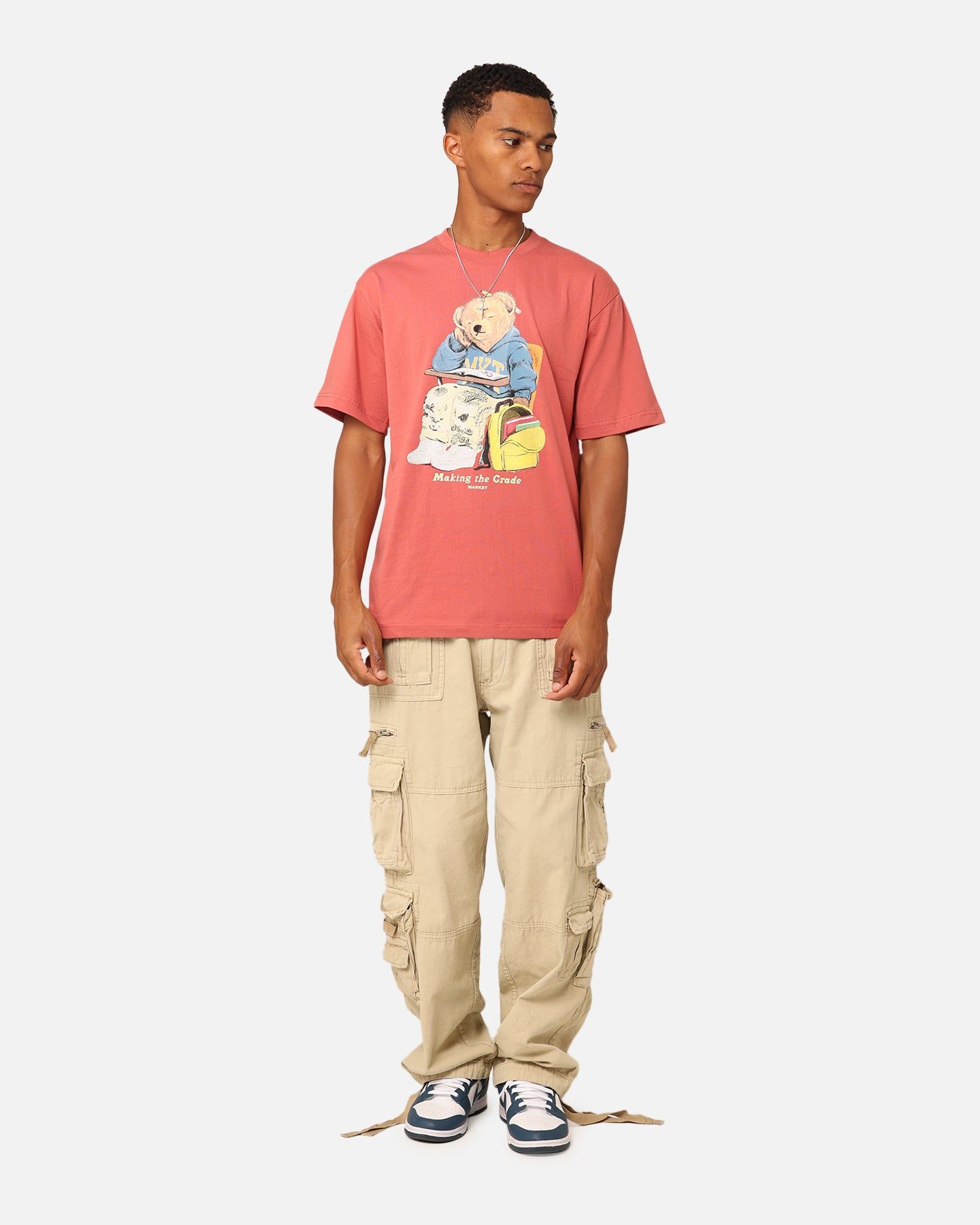 Market Making The Grade Bear T-Shirt Berry sold by Culture Kings product image thumbnail 2