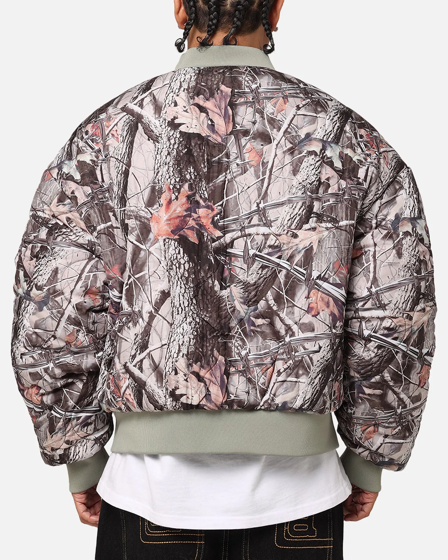 Loiter Kraven Reversible Bomber Jacket Green sold by Culture Kings product image thumbnail 4